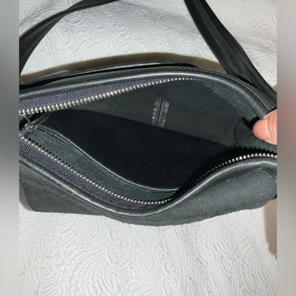 Coach Vintage Legacy Flap Black Leather Bag Purse Handbag Crossbody 9144 - Picture 13 of 16